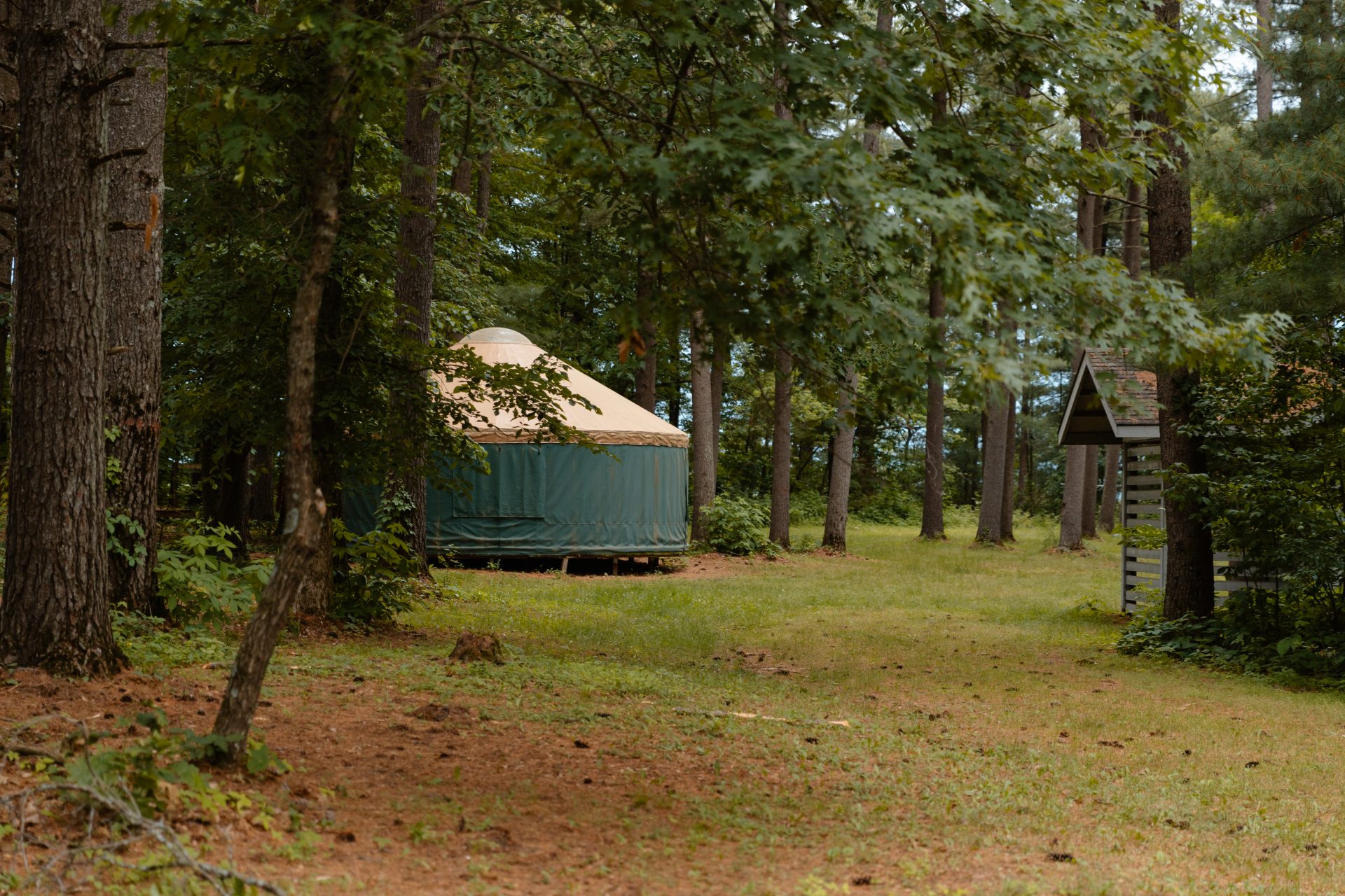 Camp Ehawee platform tent